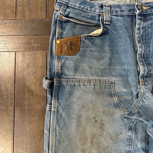 WRANGLER DOUBLE KNEES 
Nice Grass Stains

36/34 - Picture 2 of 3